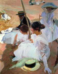 Under the Parasol  Zarauz  1910