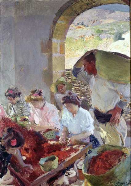 Preparing the Dry Grapes, 1890