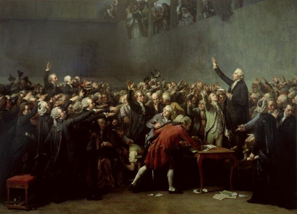 The Tennis Court Oath, 20th June 1789, 1848