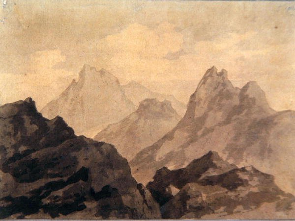 Mountain Tops (A Mountain Study), c.1780