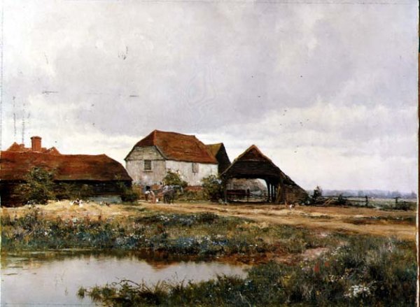 The White Granary, a view of Pondtail Farm, Brockham, Surrey, 1907