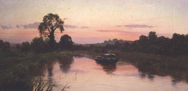 The Silent Highway, River Kennet, Woolhampton, Berkshire, 1911