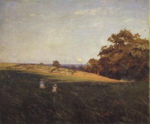 Evening Glow on a Sheepfold, 1896