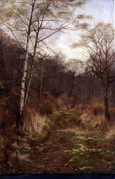 A Woodland Path in Spring, 1891