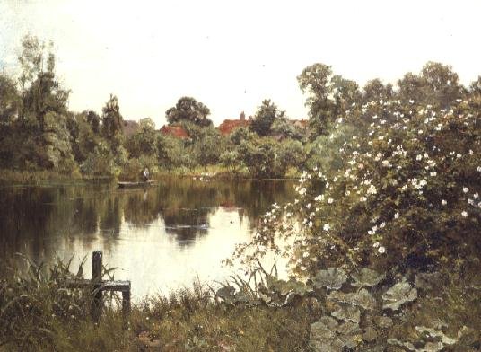 The Time of Wild Roses, Paddington Mill Pond, Surrey, 1900