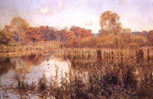 Autumn Glow, Paddington Pond, Abinger Hammer, 1894