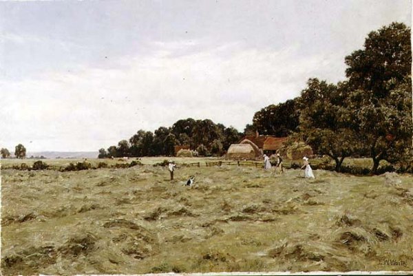 Haymaking near Fittleworth, Sussex