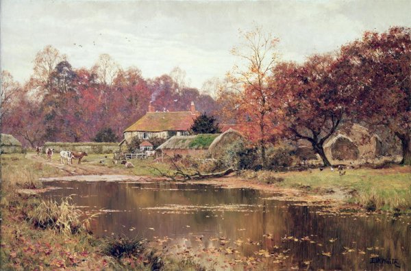 An Autumn Day at the Farm, 1919