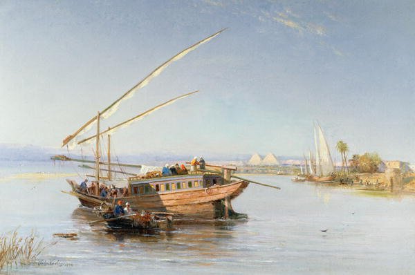 Feluccas on the Nile, 1879