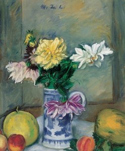 Flower Still-life with Apricots