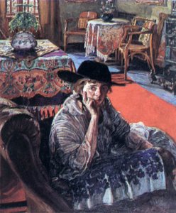 Cleo in the salon 1916