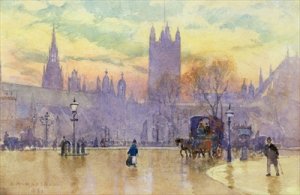 Parliament Square at Dusk 1889