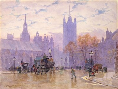 Morning in Parliament Square 1889