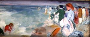 Figures on the Beach