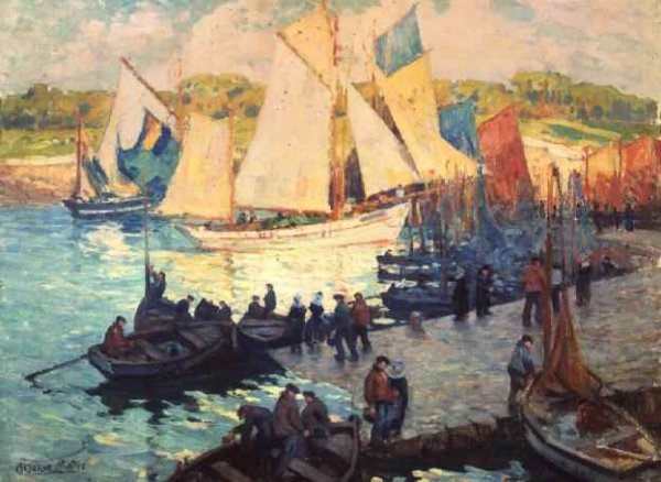 The Departure of the Tuna Fishers from Concarneau