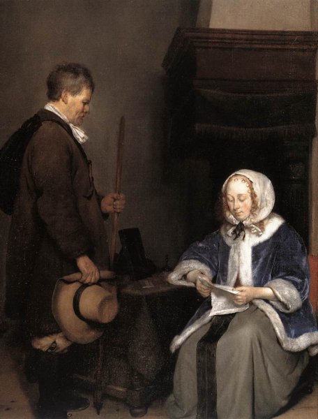 Lady Reading a Letter