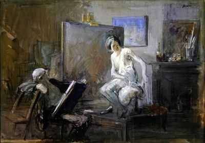 The painter with his model