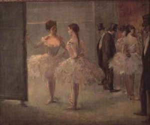 Dancers in the Wings at the Opera