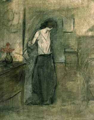 A Woman Undressing