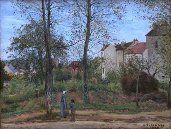 Houses at Bougival Autumn