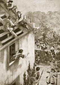 The assault of Dunkeld