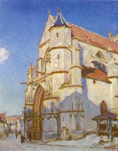 The Church At Moret