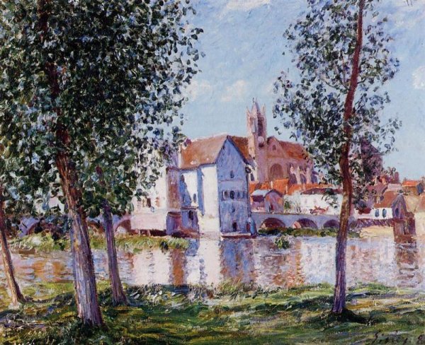 Moret Sur Loing In Morning Sun