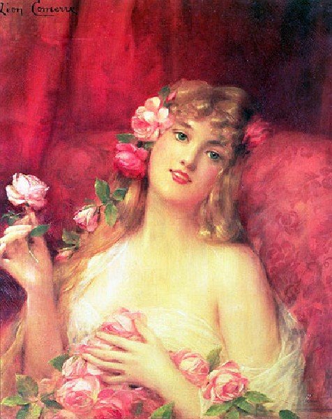 Woman With A Rose