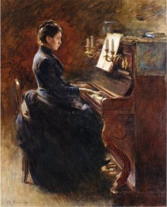 Girl At Piano