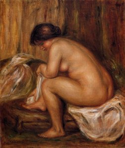 After Bathing (nude Study)