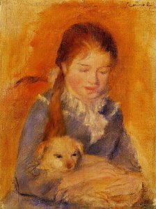 Girl With A Dog