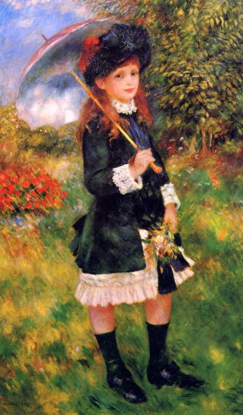 Girl With A Parasol Aka Aline Nunes