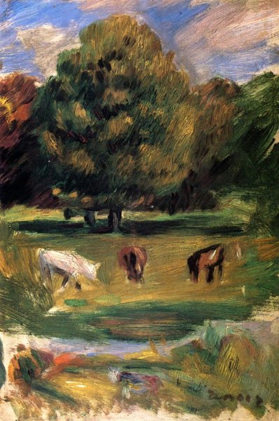 Landscape With Horses