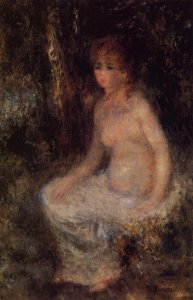 Nude Seated On A Sofa