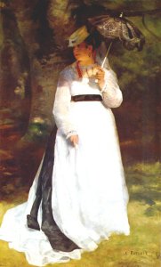 Portrait Of Lise With Umbrella