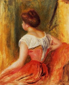 Seated Young Woman  Nude