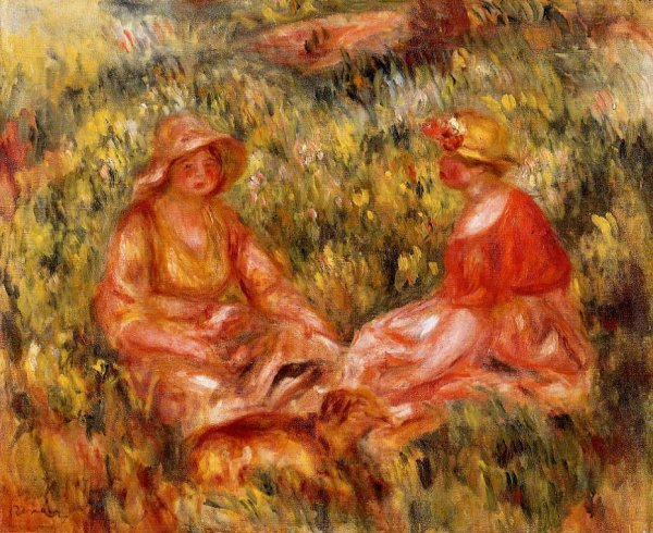 Two Women In The Grass