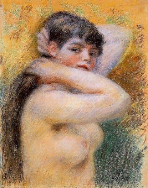 Young Woman At Her Toilette