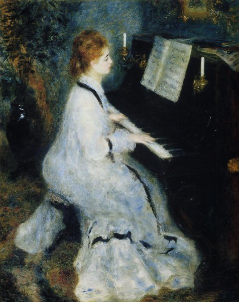 Young Woman At The Piano