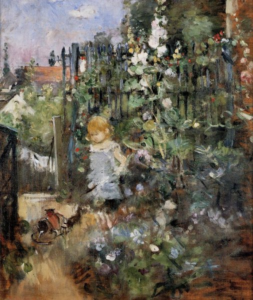 Child In The Rose Garden