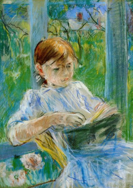 Portrait Of The Artists Daughter Julie Manet At Gorey