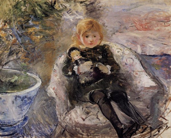 Young Girl With Doll