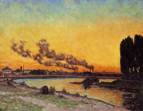 Sunset At Ivry 1873