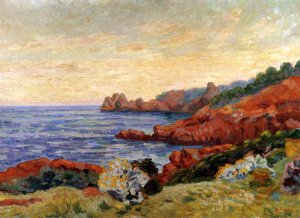 The Red Rocks At Agay