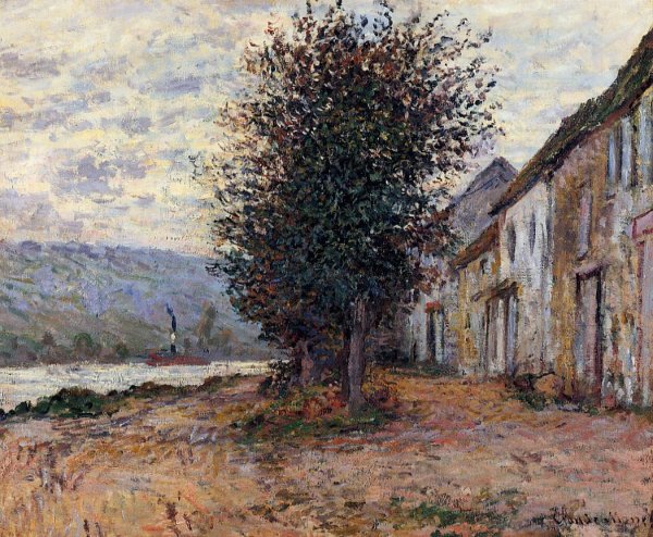 The Banks Of The Seine At   (Claude Oscar Monet   1878)