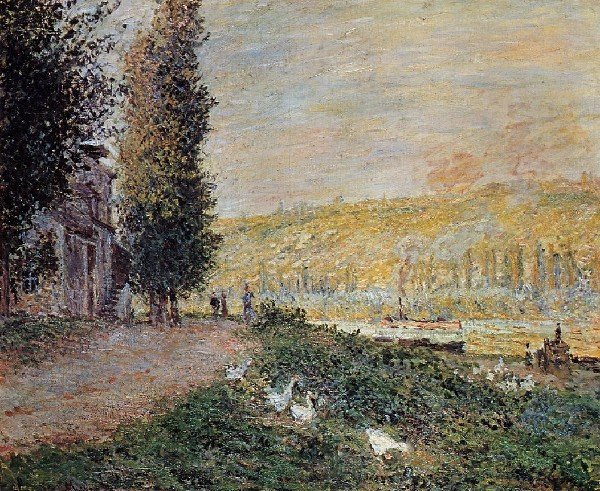 The Banks Of The Seine Lavacour