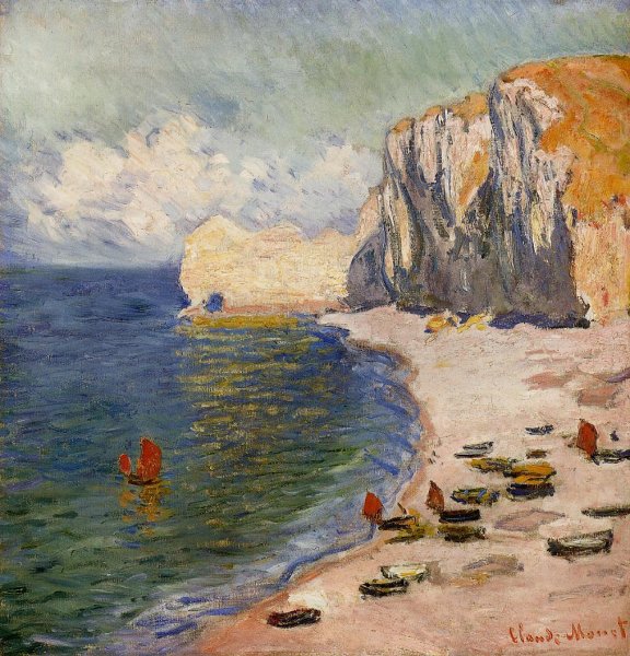 The Beach And The Falaise D Amont