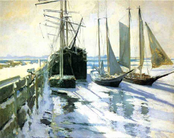 Winter Gloucester Harbor