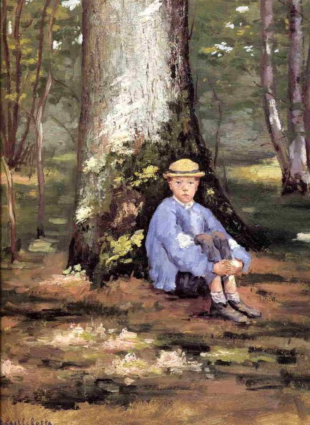 Yerres  Camille Daurelle Under An Oak Tree