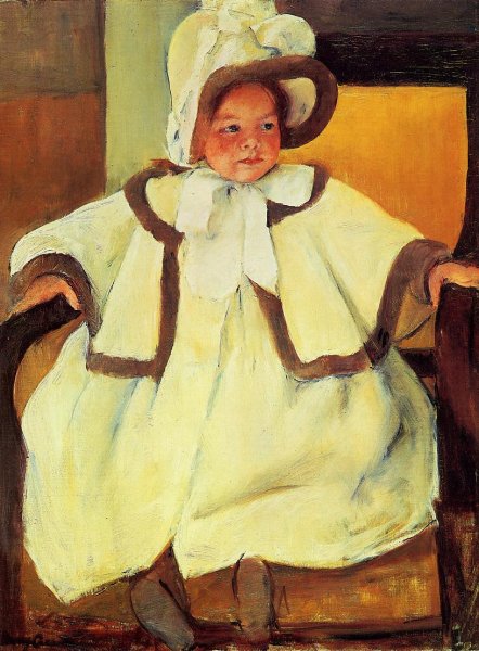 Ellen Mary Cassatt In A White Coat